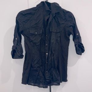 Tracy M button down top